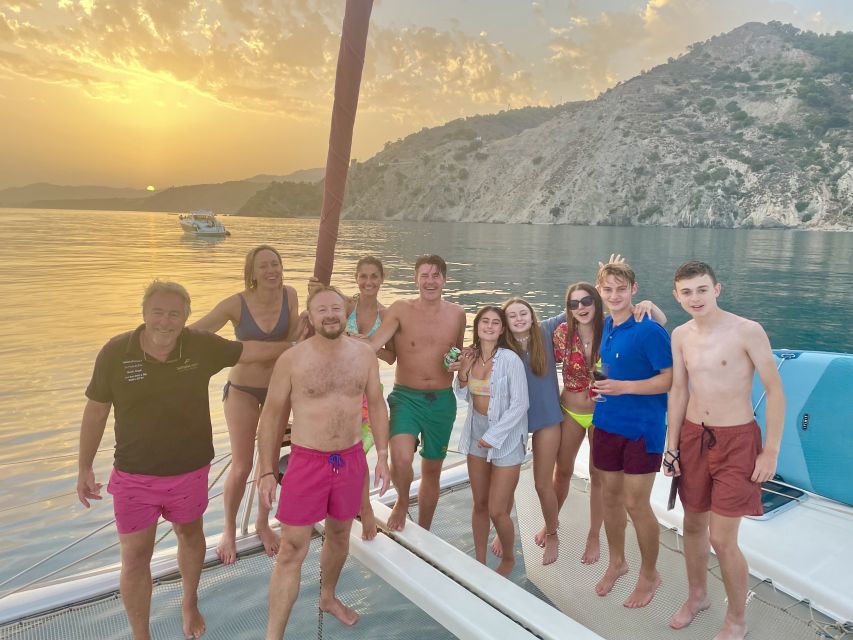 Costa Tropical: Luxury Catamaran Trip with Lunch - The 90-Minute Swim Stop: Snorkel Gear, Kayak, and SUP