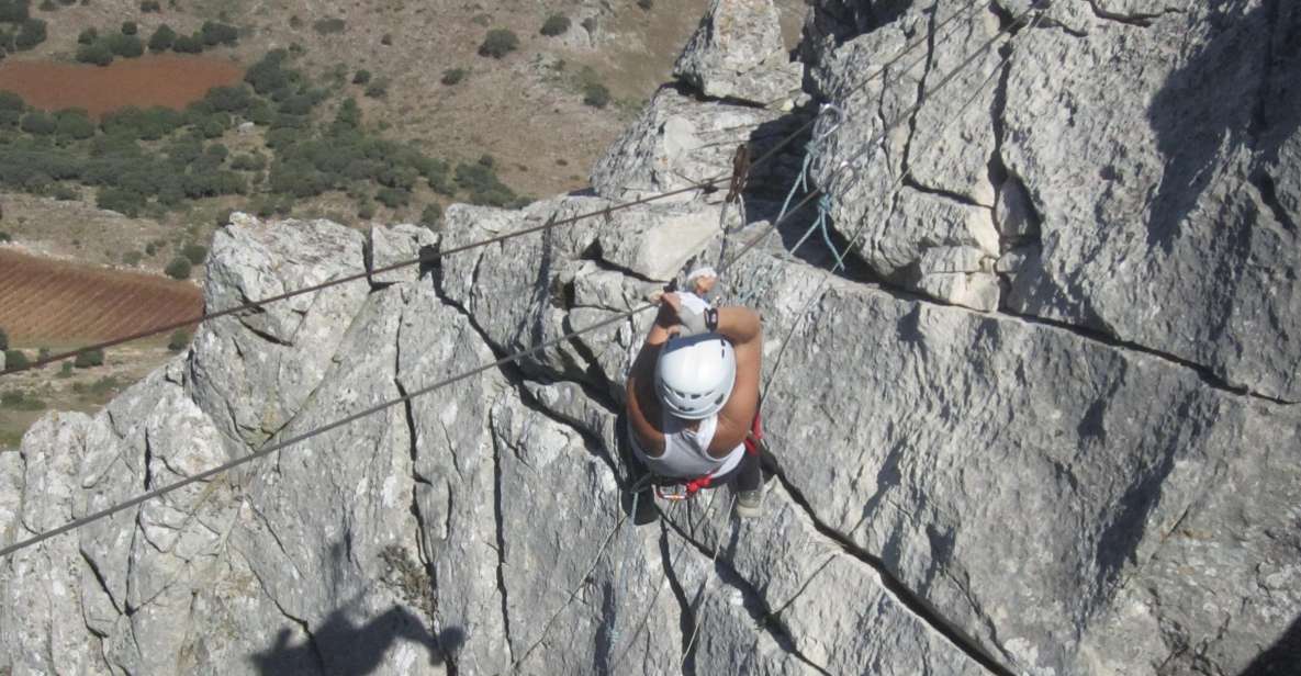 From Granada: 3-Hour Vía Ferrata in Moclín - Granada to Moclín: the Ride Before the Wall