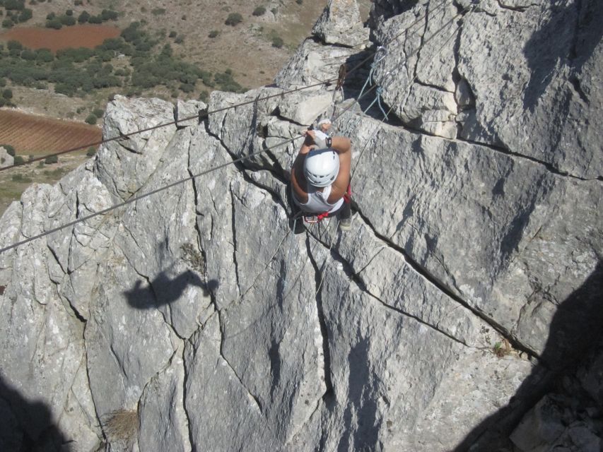 From Granada: 3-Hour Vía Ferrata in Moclín - The 60-Meter Wall: Iron Footsteps, Chains, and Clear Progress