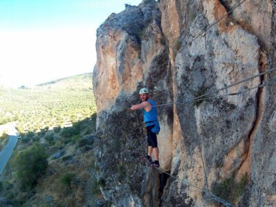 From Granada: 3-Hour Vía Ferrata in Moclín - Gear Up First: Safety Equipment That Makes This Beginner-Friendly