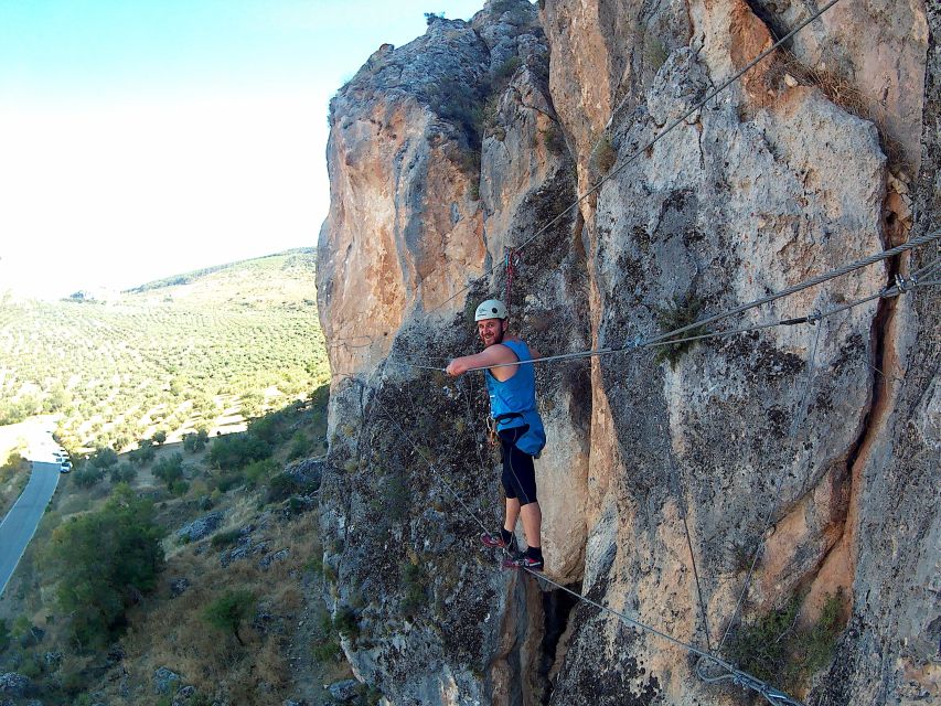 From Granada: 3-Hour Vía Ferrata in Moclín - Gear Up First: Safety Equipment That Makes This Beginner-Friendly