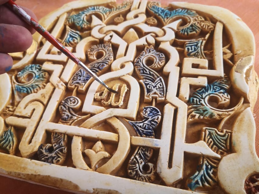 Granada: "Alhambra´s Craft Workshop" - Choosing your Alhambra craft: mosaic, tile, plaster, stucco, or marquetry