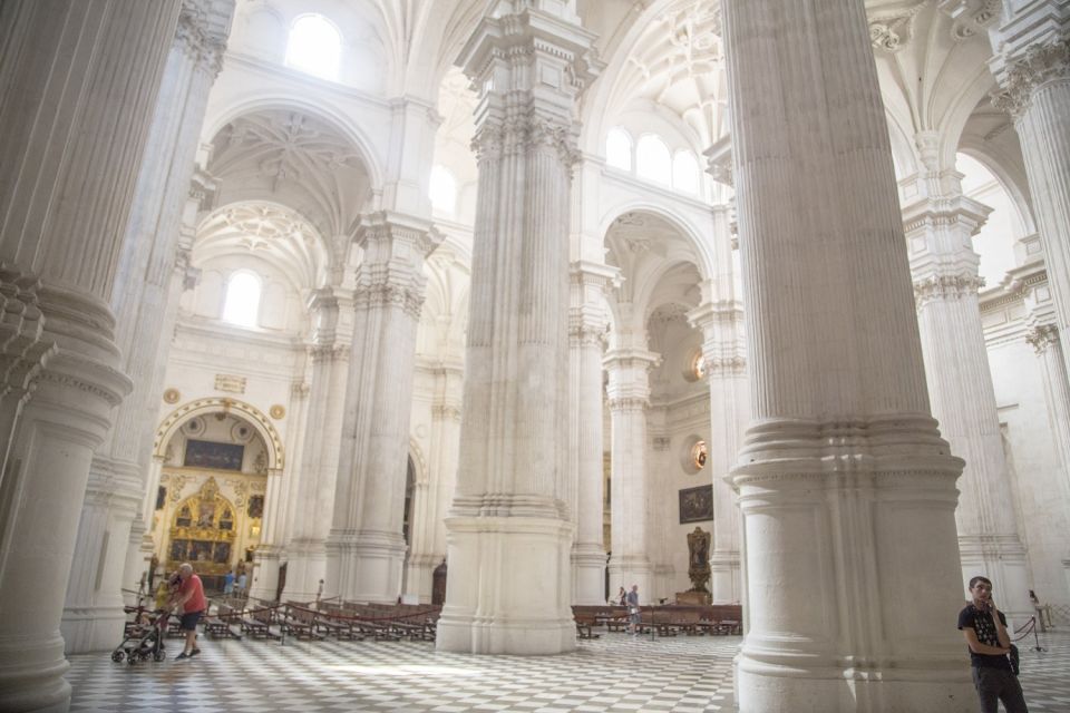 Granada: Cathedral Guided Walking Tour - Inside the Cathedral: What Makes the Interior Feel Completely White