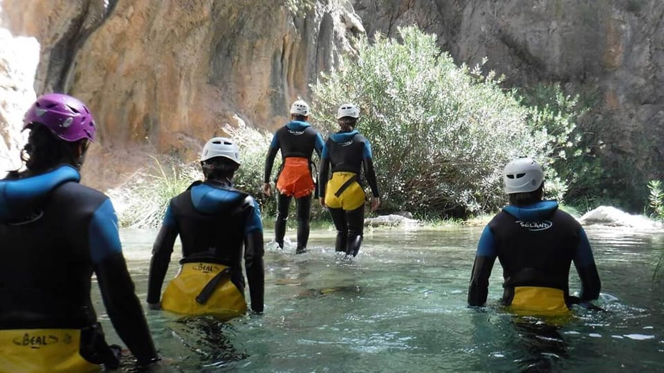 Granada: Family Canyoning in Río Verde - Inside the canyon: waterfalls, green pools, and moves you can actually handle