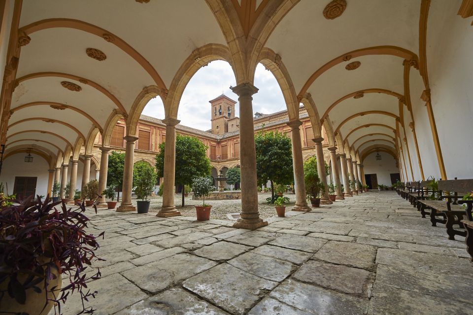Granada: Sacromonte Abbey Entry Ticket with Audio Guide - Cloisters and Mount Valparaiso Views: Quiet Space Above Granada