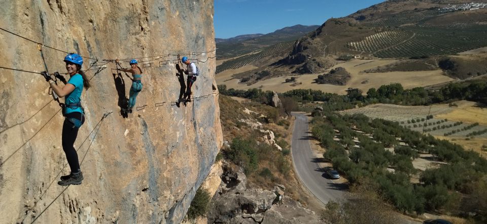 Granada: Via Ferrata Moclín with Transfers - Cables, iron steps, and the 22-meter zipline near Granada