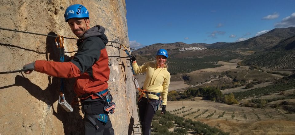 Granada: Via Ferrata Moclín with Transfers - How the Moclín route really feels: 480 meters of K3 challenge