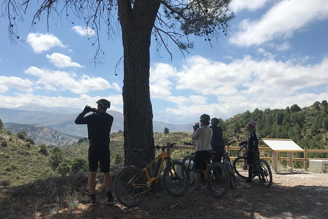 Sierra Nevada Ebike Tour Small Group - Stop 2 in Parque Natural Sierra de Huetor: the quick photo-and-breathe moment