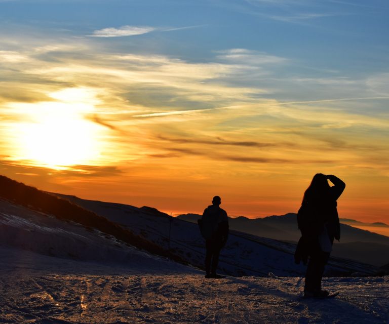 Sunset in Sierra Nevada at 2,500m altitude - The short walk to the sunset spot: just over 10 minutes uphill