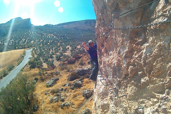 Vía Ferrata in Granada - Moclín - What this via ferrata feels like: low-to-medium, but never boring