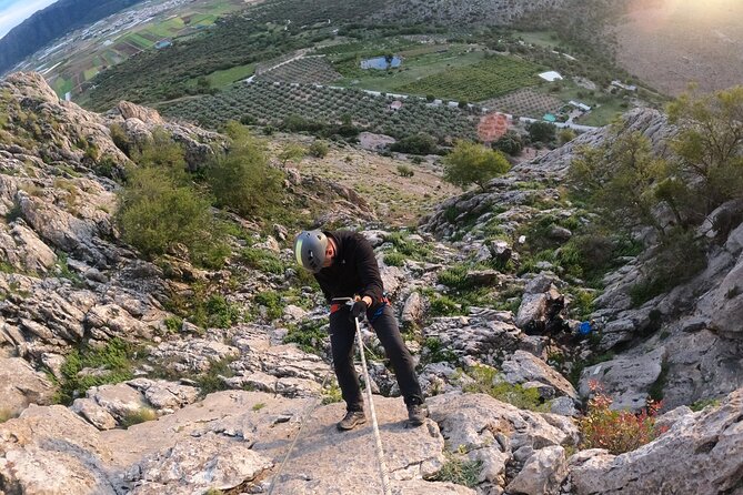 Via Ferrata John Hogbin with Photos - The support system: equipment, water, and professional guidance